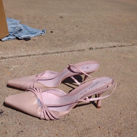 VTG Ginni Bini pink heels size 9M - Picture 8 of 13